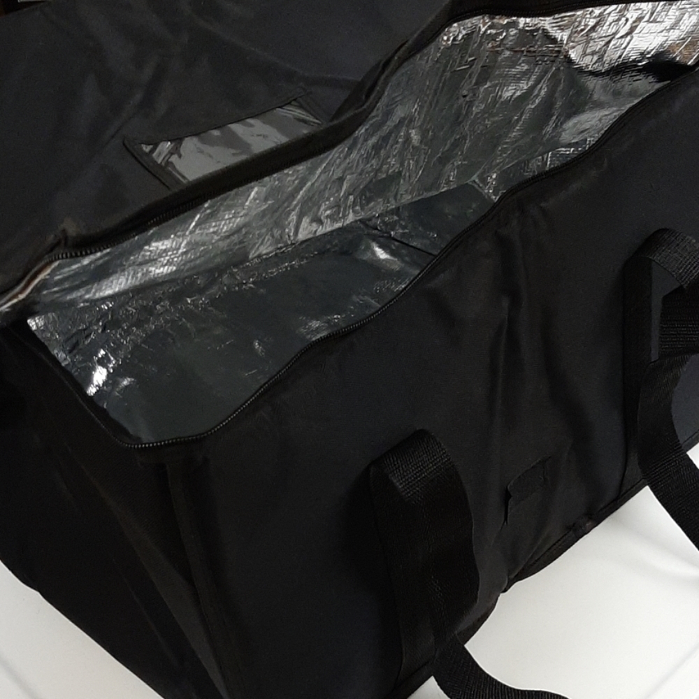 Giant insulated thermal hot/cold bag with zip top